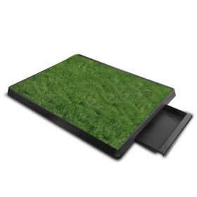 Dog Potty Training Artificial Grass Pad, Pet Cat Toilet Trainer Mat, Puppy Loo Tray Turf