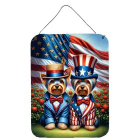 NEW All American Yorkshire Terrier Wall or Door Hanging Prints Aluminum Metal Sign Kitchen Wall Bar Bathroom Plaque Home Decor Front Door Plaque