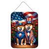 NEW All American Shiba Inu Wall or Door Hanging Prints Aluminum Metal Sign Kitchen Wall Bar Bathroom Plaque Home Decor Front Door Plaque, 12x16