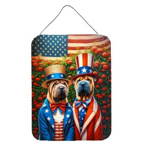 NEW All American Shar Pei Wall or Door Hanging Prints Aluminum Metal Sign Kitchen Wall Bar Bathroom Plaque Home Decor Front Door Plaque, 12x16