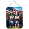 NEW All American Westie Wall or Door Hanging Prints Aluminum Metal Sign Kitchen Wall Bar Bathroom Plaque Home Decor Front Door Plaque, 12x16