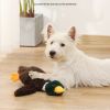 Plush Mallard Duck Dog Toy Plush Squeaky Dog Toy Crinkle Dog Toy Cute Duck Pet Toy for Small Medium-Large Pets Stuffed Animal Toy for Biting Training
