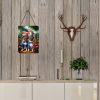 NEW All American Pug Wall or Door Hanging Prints Aluminum Metal Sign Kitchen Wall Bar Bathroom Plaque Home Decor Front Door Plaque, 12x16, Multicolor