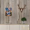 NEW All American Papillon Wall or Door Hanging Prints Aluminum Metal Sign Kitchen Wall Bar Bathroom Plaque Home Decor Front Door Plaque, 12x16