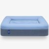 Gray Pet Bed for Dog Accessories Medium Plush Memory Foam Cushion Humans Small Sofa Supplies Products 25.0"L x 33.0"W x 6.0"Th
