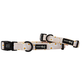 Sassy Woof Dog Collars (Color: Dainty Daisy, size: Medium)