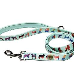 Polyester Dog Leash (Color: Seafoam, size: SMALL)