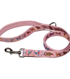 Polyester Dog Leash (Color: pink, size: Large)