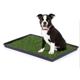 Mr. Peanut's Potty Place - Artificial Grass Puppy Pad for Dogs and Small Pets (size: SMALL)