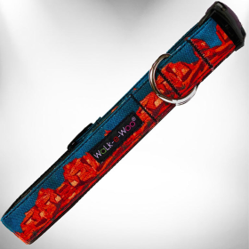Nature-Lover Collars (Color: Rockin' Red Rocks, size: L 1" width fits 14-25" neck)