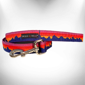 Polyester Dog Leash (Color: Mountain Purple, size: THIN 5/8" width- 5' long)