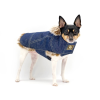 Faux Fur Denim Dog Coat