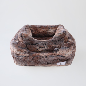 Deluxe Dog Bed (Color: Red Fox, size: Large)