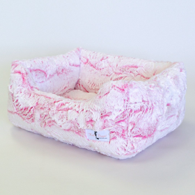 Whisper Dog Bed (Color: Carnation, size: Large)