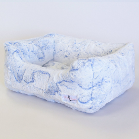 Whisper Dog Bed (Color: Blue Lotus, size: Large)