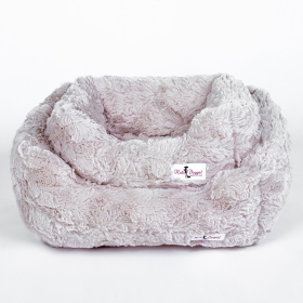 Cuddle Dog Bed (Color: Biscuit, size: SMALL)