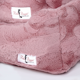 Cuddle Dog Bed (Color: Mauve, size: Large)