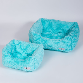 Cuddle Dog Bed (Color: Peach, size: Large)