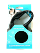 Retractable Dog Pet Leash 11.5 ft. (3m) Maximum Tension 25 Lbs. (Color: Black)