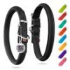Ultra Soft Rolled Leather Dog Collar, Soft Padded Dog Collars for Small Medium Dogs, Male and Female Dog Collar