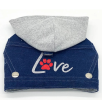 DCNY-Denim Hoodie Dog Harness – Street Style Edition