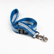Appalachian Flat Dog Leash (Color: Jazz Blue Flat, size: Small 5/8in. wide by 6ft. long)