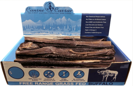 Canine Caviar Buffalo Jerky (Choices: Tripe Flat - Vanilla 12" (pc))