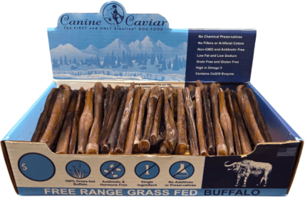 Canine Caviar Buffalo Jerky (Choices: Stix - 6" (pc))