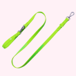 Silicone Dog Leash - 3ft. (Color: Lime Green, Phrase: "Not Chunky Just Fluffy")
