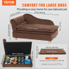 VEVOR Pet Sofa, Dog Couch for Medium-Sized Dogs and Cats, Soft Velvety Dog Sofa Bed, 81 lbs. Loading Cat Sofa, Blue