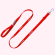 Silicone Dog Leash - 3ft. (Color: RED, Phrase: "Spoiled")