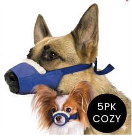 Gentle‑Fit Dog Muzzle (Pack of: 5, sizes-XS / XL)