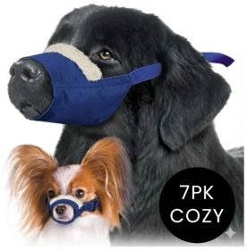 Gentle‑Fit Dog Muzzle (Pack of: 7, sizes-XS / XXXL)