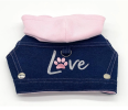 DCNY-Denim Hoodie Dog Harness – Street Style Edition