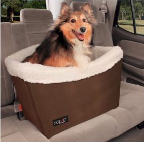 Tagalong Dog Car Seat (Color: brown)
