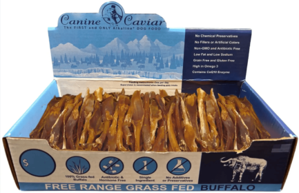 Canine Caviar Buffalo Jerky (Choices: Tendon - 6" (pc))