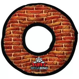 Tuffy Ring Dog Toy (Color: Brick - L)