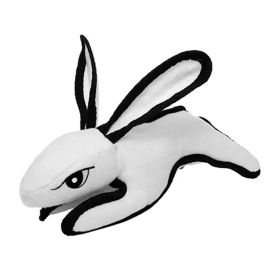 Tuffy Animal Dog Toy (species: White Rabbit)