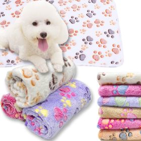 beSoft and Fluffy High Quality Pet Blanket Cute Cartoon Pattern Pet Mat Warm and Comfortable Blanket for Cat and Dogs Pet Supplies (Color: brown, size: For kittens  60X40cm)