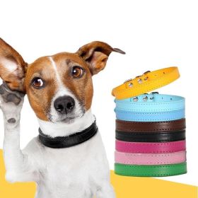 Pet Supplies Dog Collar Alloy Buckle Dog Chain Cat Necklace Size Adjustable for Small and Medium-sized Dog Collars Dog Supplies (Color: BLUE, size: 30cm)