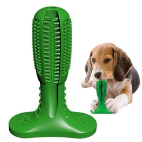 Doggy Chew Toy Dog Toothbrush Rubber Stick Puppy Dental Care Teeth Cleaning Massager for Small Medium Dogs (size: Large)