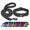 cNo Pull Dog Harness; Adjustable Nylon Dog Vest & Leashes For Walking Training; Pet Supplies