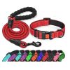 cNo Pull Dog Harness; Adjustable Nylon Dog Vest & Leashes For Walking Training; Pet Supplies