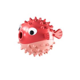 Dog Chew Toys, Dog Squeaky Toys For Aggressive Chewers (Color: RED)