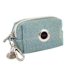 Waste Bag Holder - Neoprene or Denim Material (Color: Light Denim)