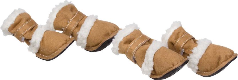 Shearling "Duggz" Pet Shoes (size: SMALL)