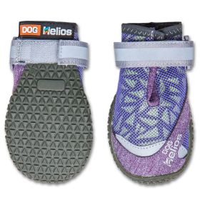Dog Helios 'Surface' Premium Grip Performance Dog Shoes (Color: purple, size: Large)