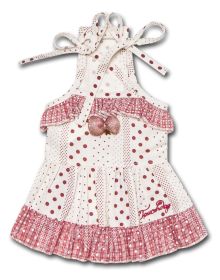 Touchdog Fetching Smock Designer Dog Dress (Color: RED, size: SMALL)