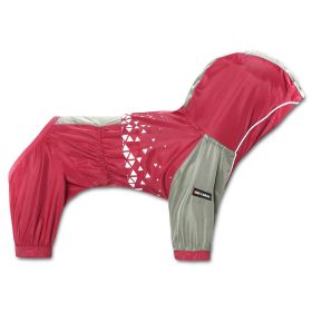 Dog Helios 'Vortex' Full Bodied Waterproof Windbreaker Dog Jacket (Color: RED, size: X-Large)