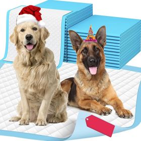 Leak-Proof & Super Absorbent Dog Pee Pads for Dogs (Color: BLUE, size: 24"x 24")